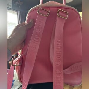 Juicy Couture Pink Backpack with Gold Accents USED!